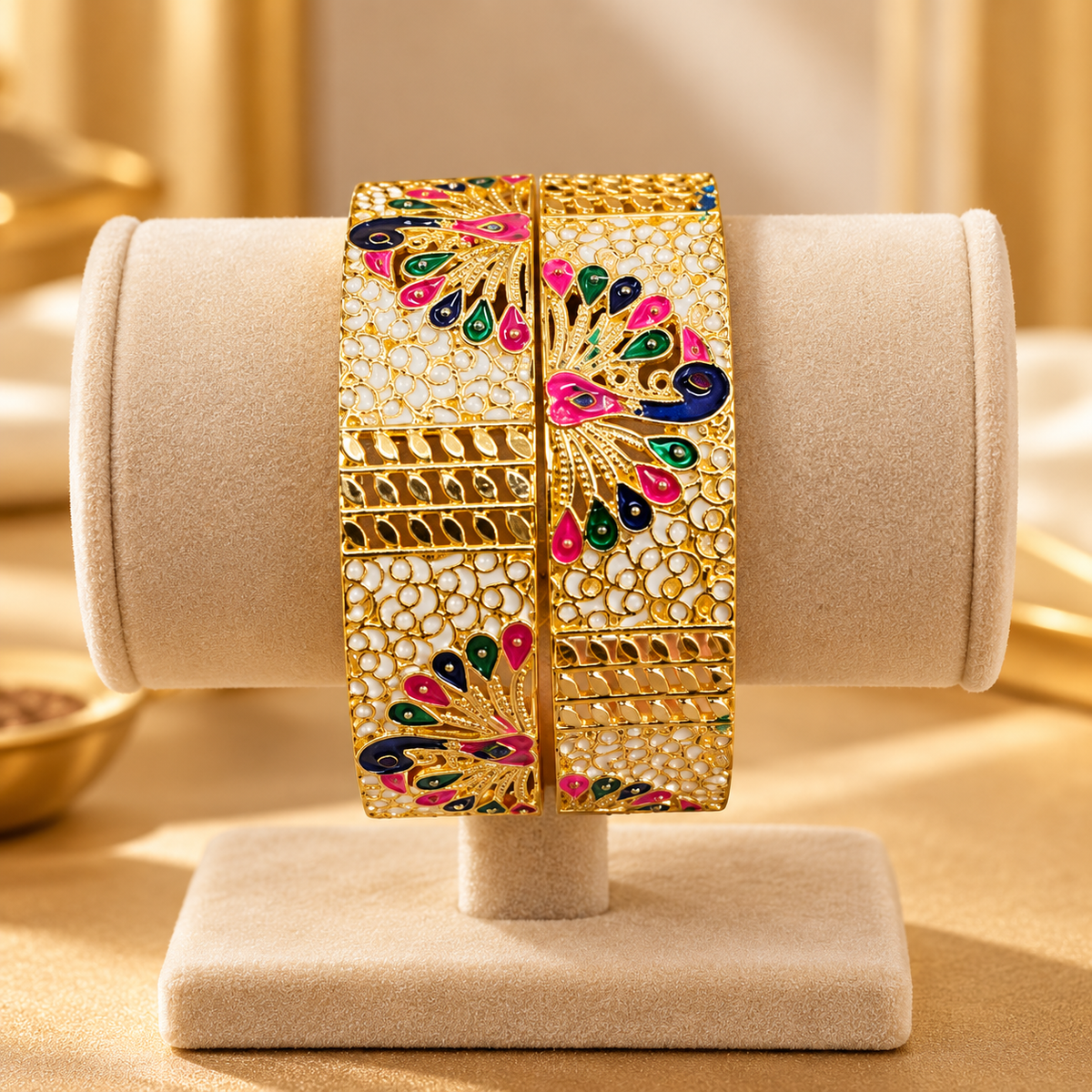 Premium Peacock Designer Bangles